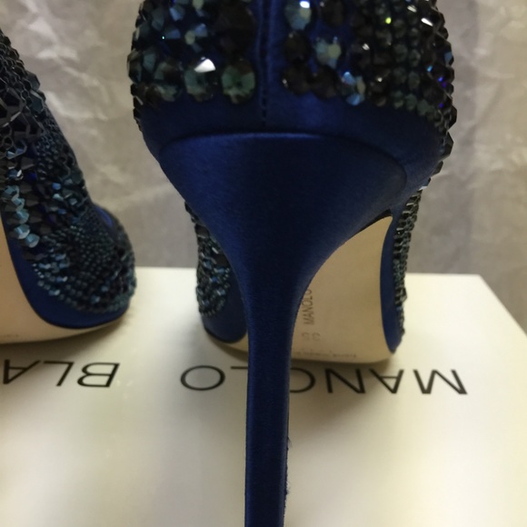 NIB Manolo Blahnik BB Crystal 105mm Pump, 35/5 - Picture 3 of 7